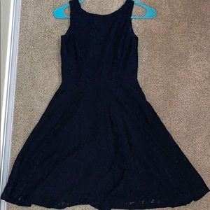 Navy Lace Dress
